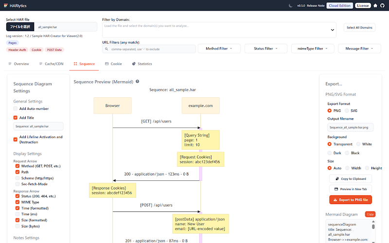 HARlytics Screenshot 2